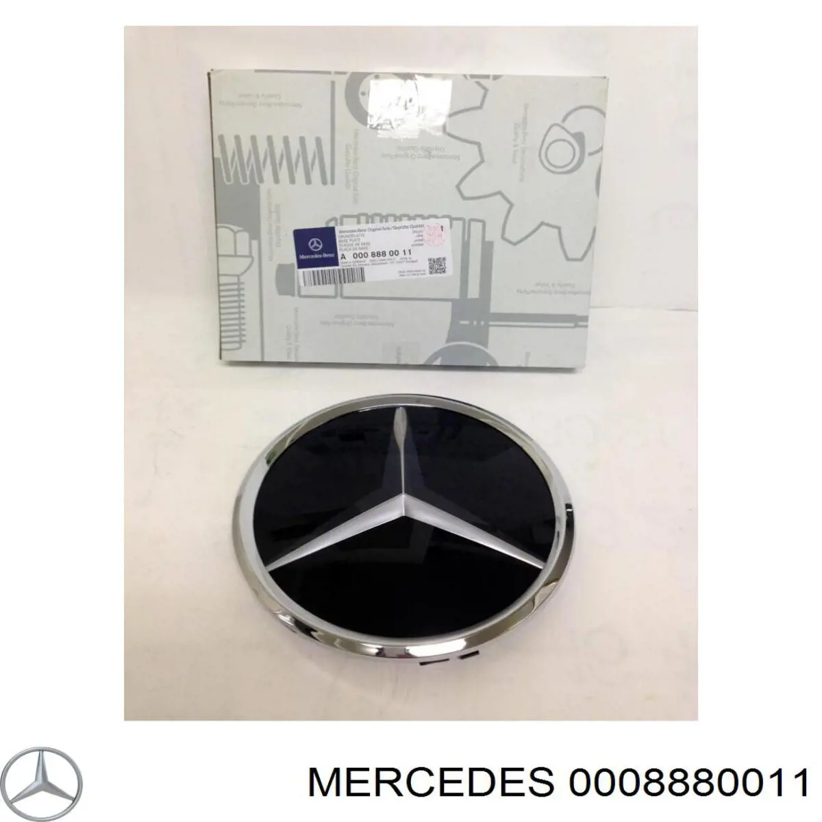 0008880011 Mercedes Soporte del emblema de la parrilla del radiador