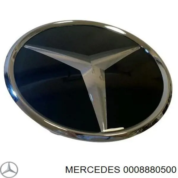 Emblema de la parrilla del radiador 0008880500 Mercedes