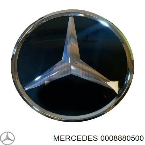 0008880500 Mercedes Emblema de la parrilla del radiador