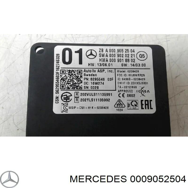 Sensor de control de ángulo muerto trasero para Mercedes GLC (C253)