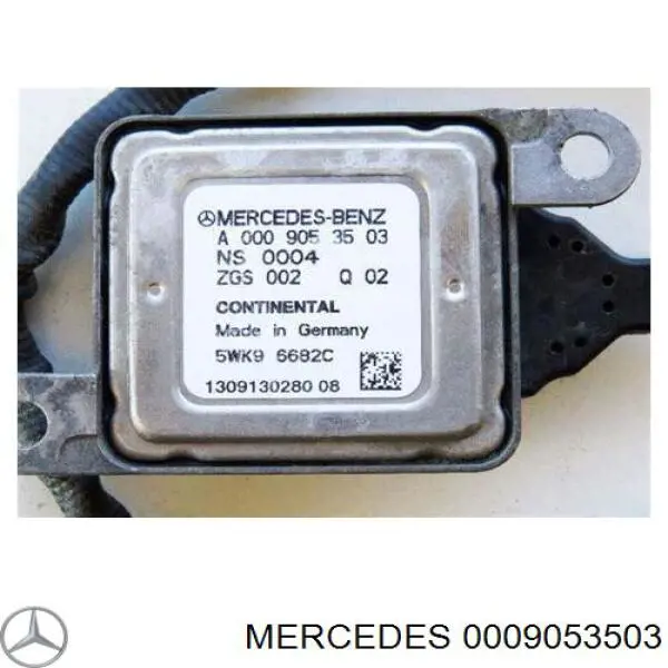 Sensor de óxidos de nitrógeno NOx trasero 9053503 Mercedes