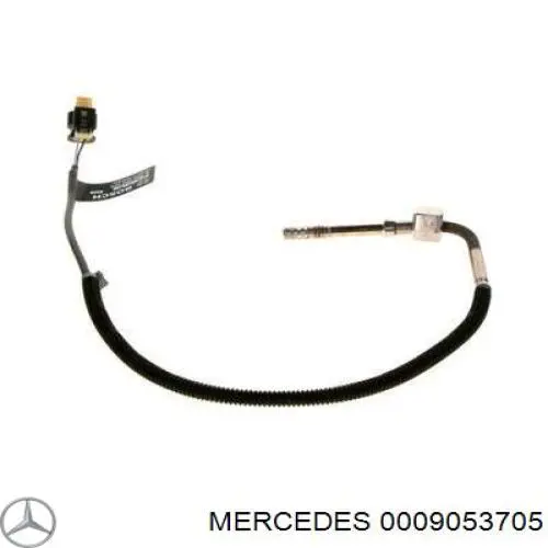 0009053705 Mercedes sensor de temperatura, gas de escape, en catalizador