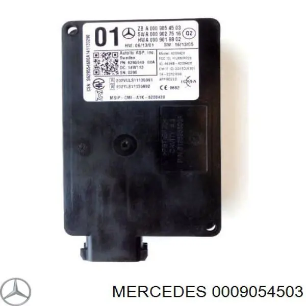 0009054503 Mercedes sensor de control de ángulo muerto trasero