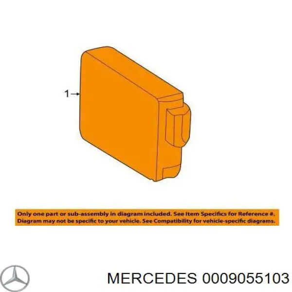 Sensor de distancia por radar Mercedes 0009055103 precio, desde 158,27 EUR