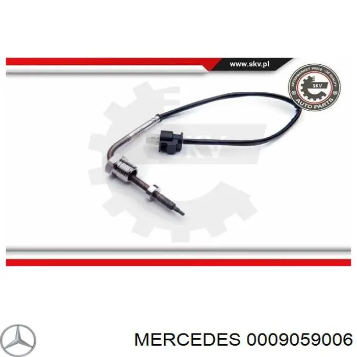 Sensor de temperatura de gases de escape antes de la turbina Mercedes 0009059006 precio, desde 68,24 EUR