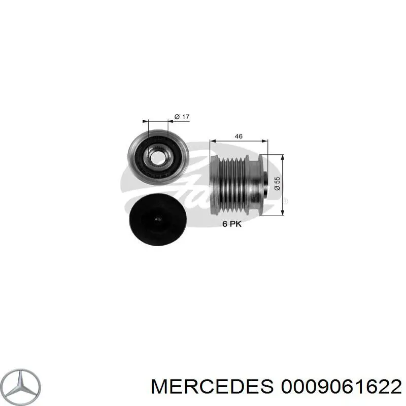 0009061622 Mercedes alternador