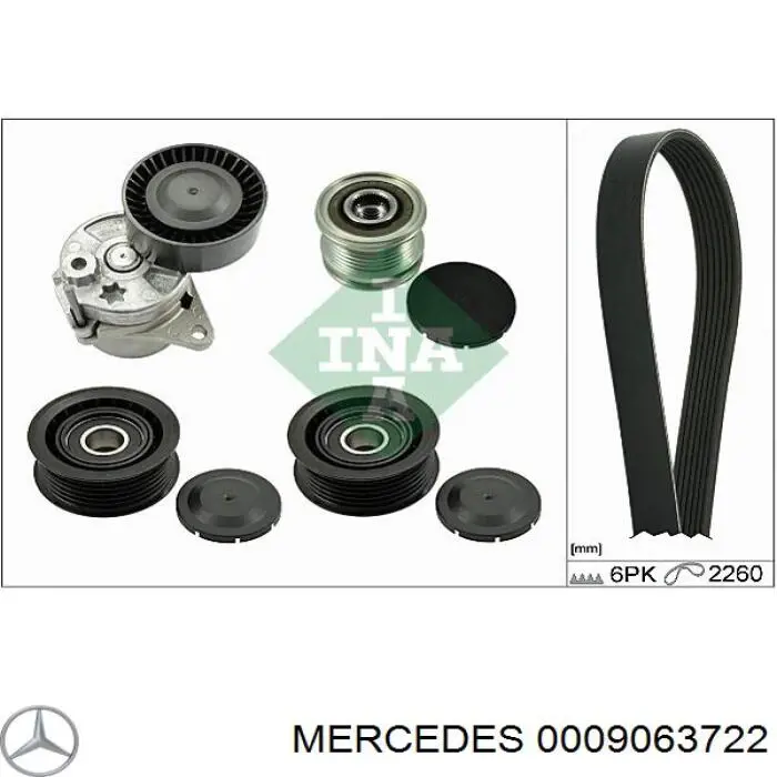 0009063722 Mercedes alternador
