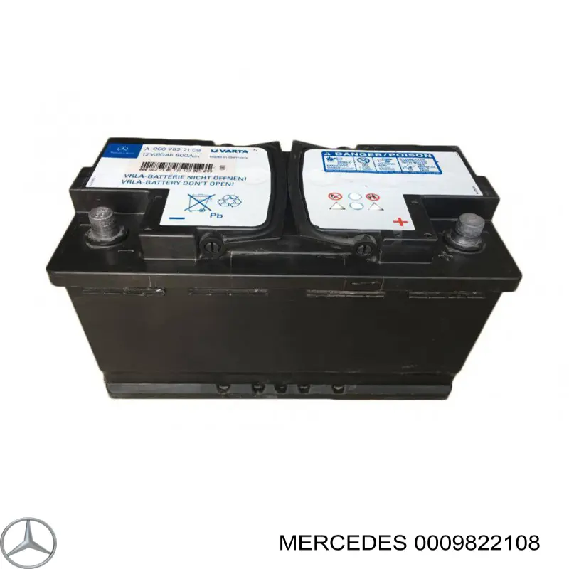 Batería de Arranque Mercedes (0009822108)
