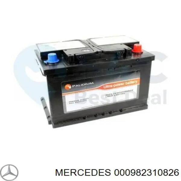 Batería de arranque Mercedes 982310826 precio, desde 104,34 EUR