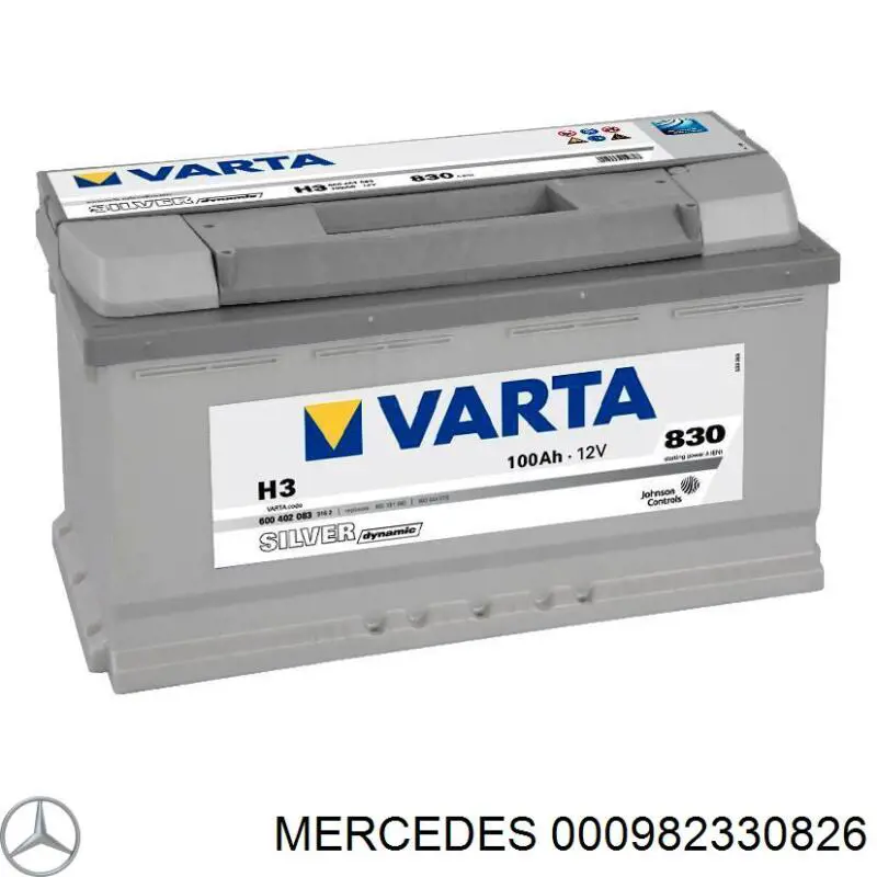 Batería de arranque Mercedes 000982330826 precio, desde 249,43 EUR