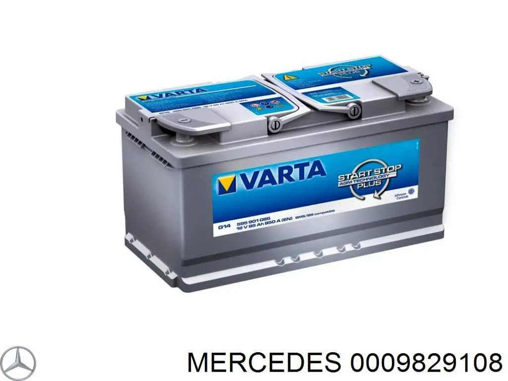 Batería de Arranque Mercedes (0009829108)