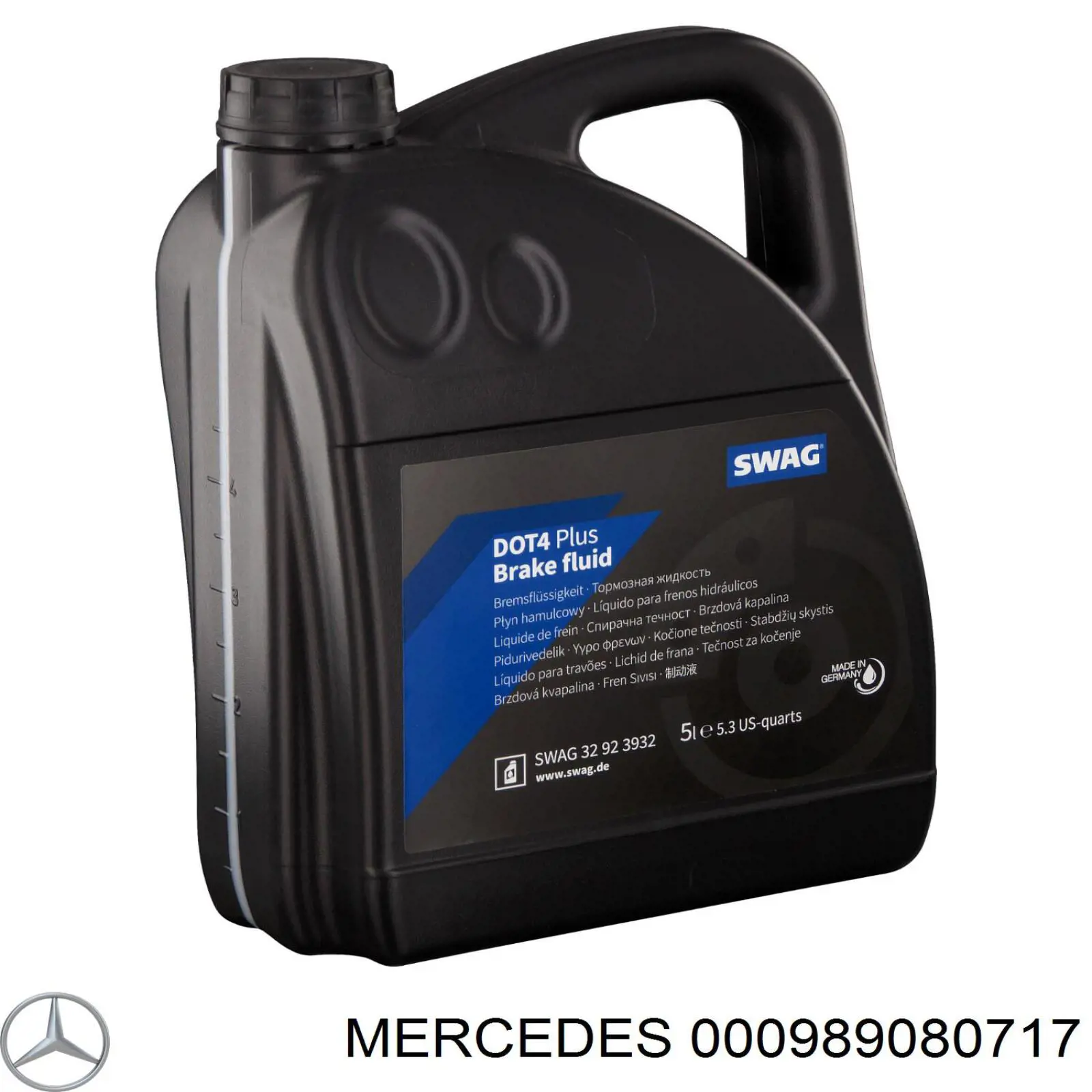 Líquido de freno Mercedes (000989080717)
