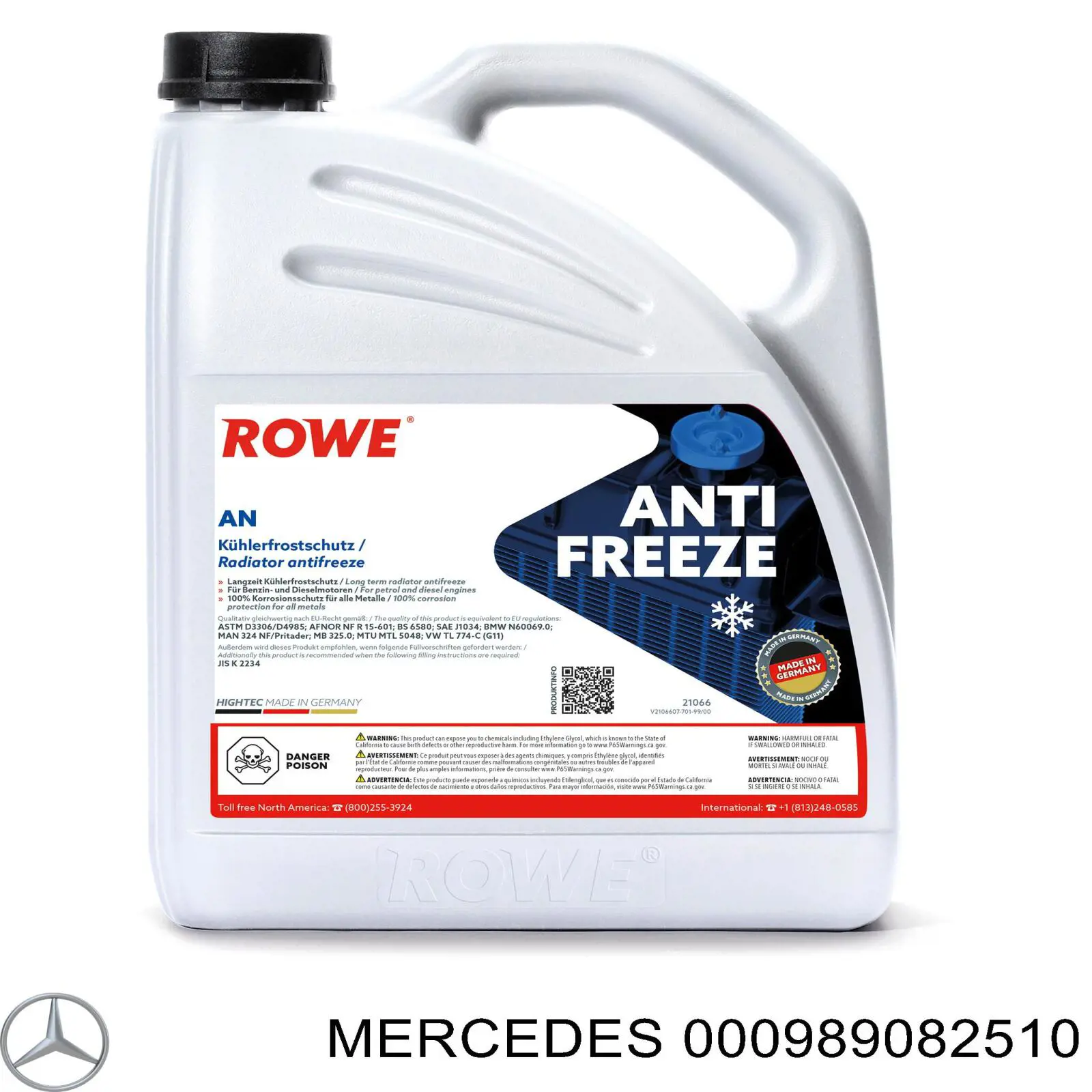 Comprar 000989082510 Mercedes Liquido anticongelante 