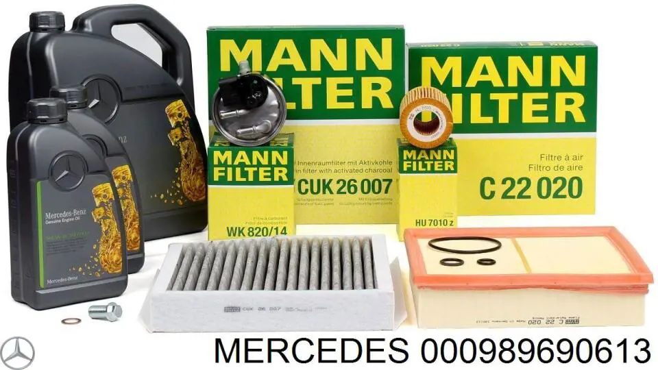 Aceite de motor 000989690613 Mercedes