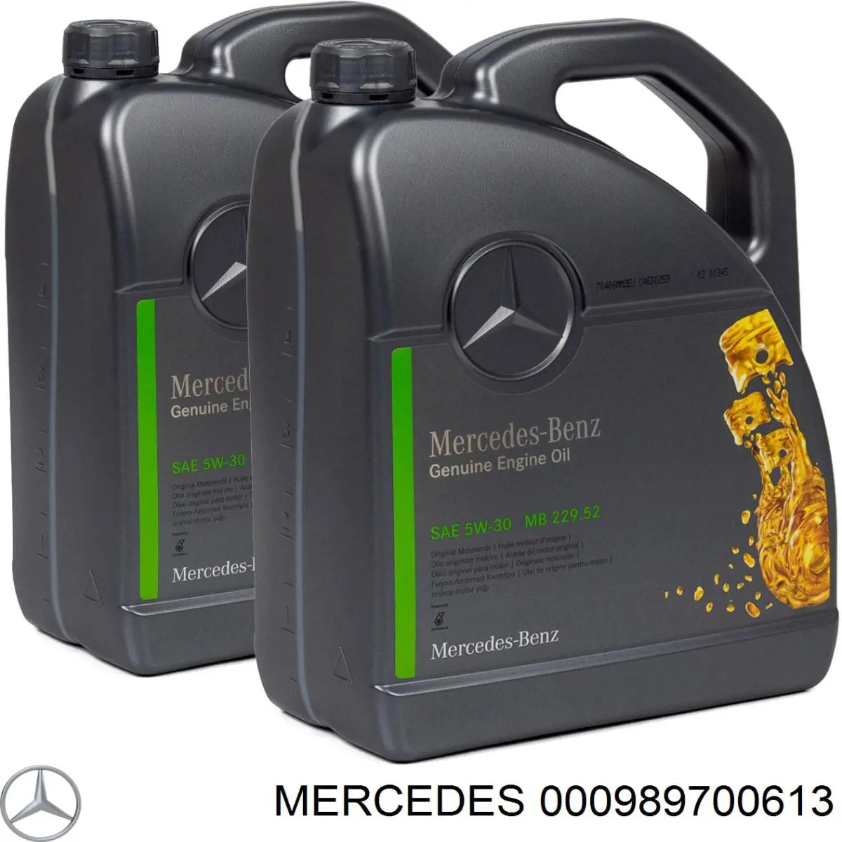 Aceite motor Mercedes 000989700613ABDE precio, desde 7,29 EUR