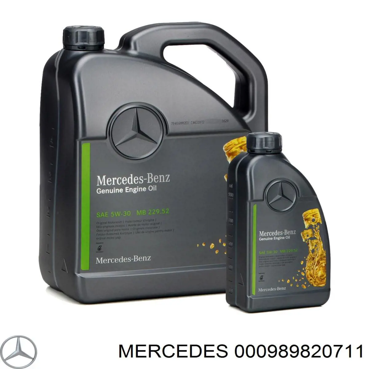 Aceite de motor A000989700611AMEE Mercedes