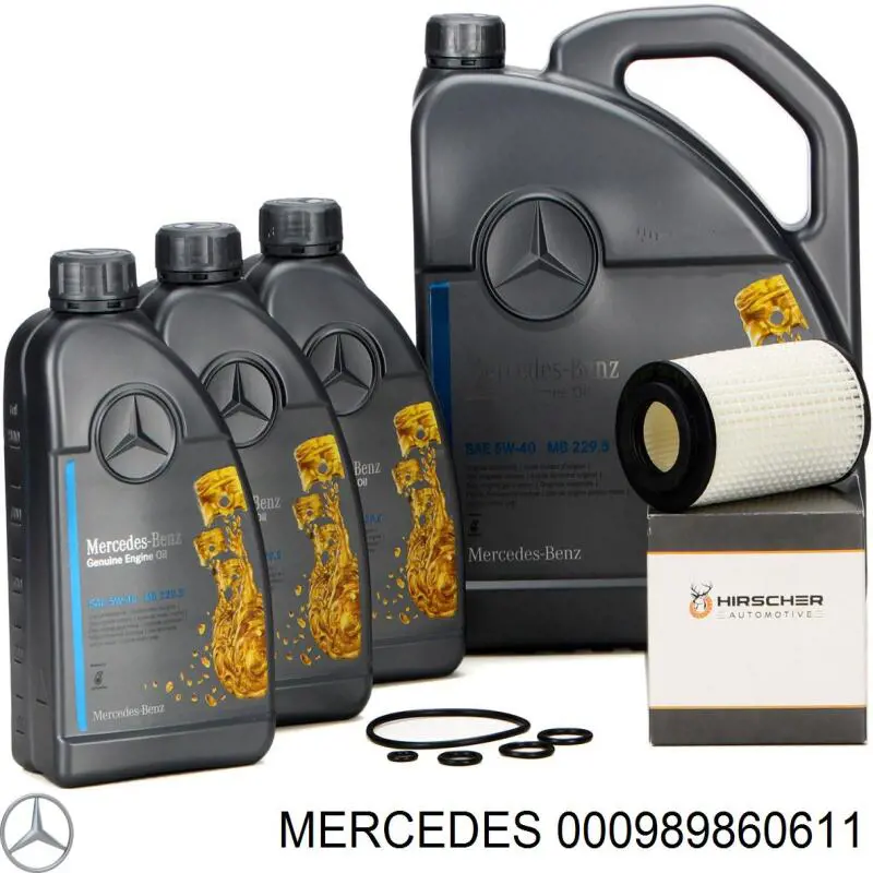 Aceite de motor 000989210711FAEE Mercedes