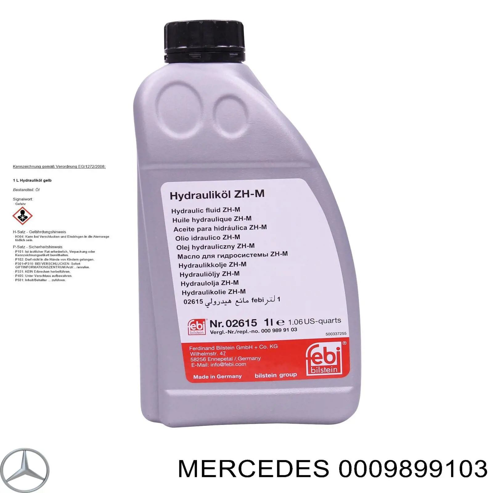 Comprar 0009899103 Mercedes Aceite de suspensión activa