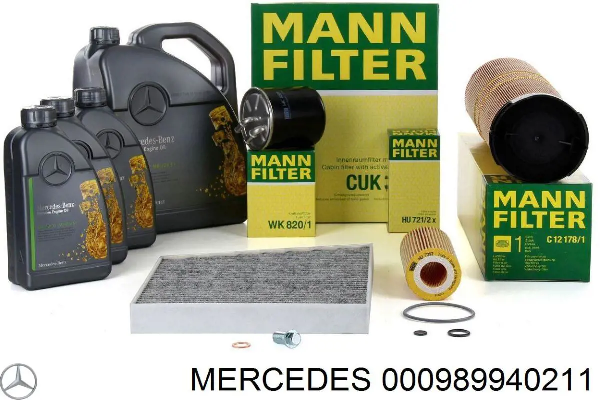 Aceite para motor Mercedes 000989940211