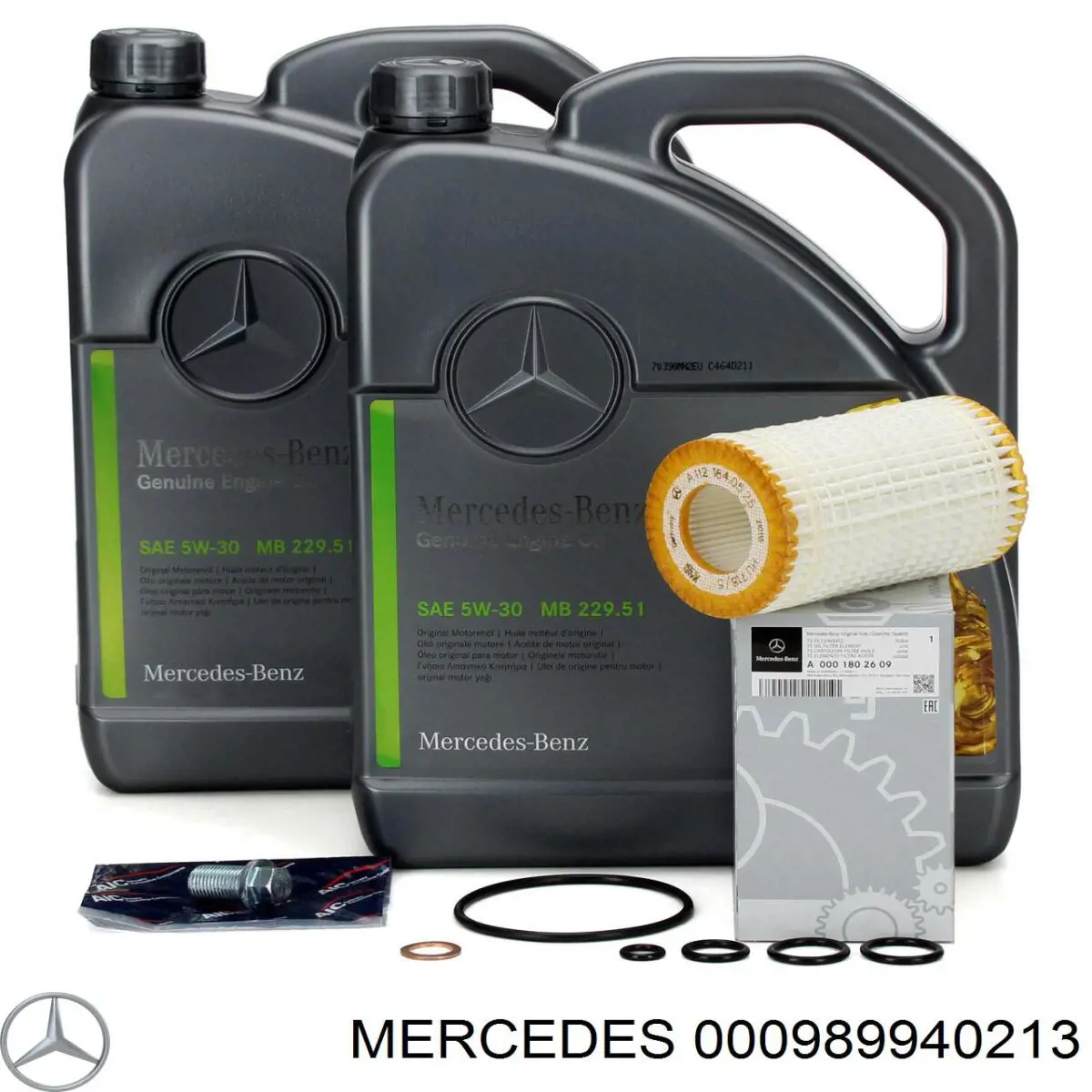 Aceite de motor 000989940213 Mercedes
