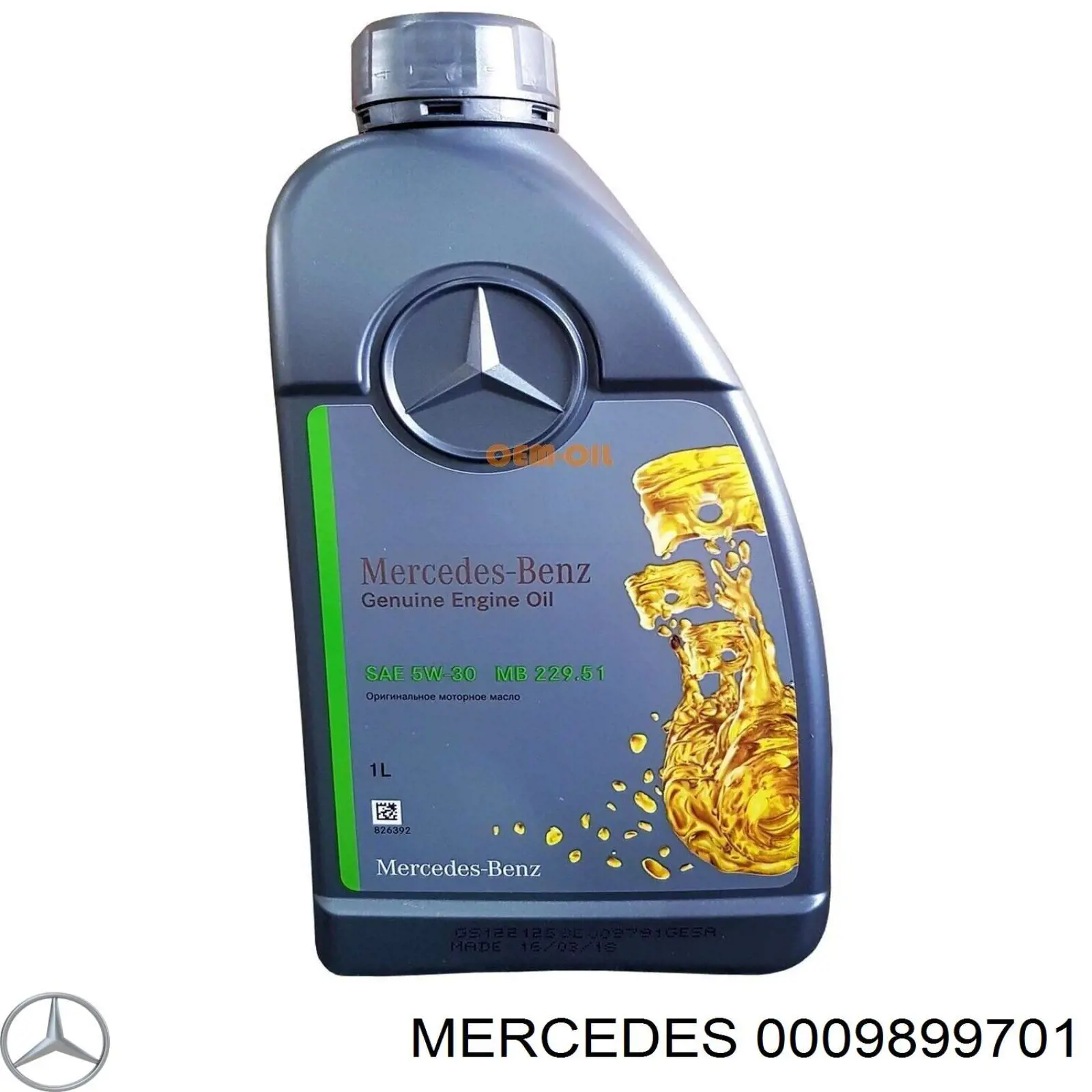 0009899701 Mercedes Aceite