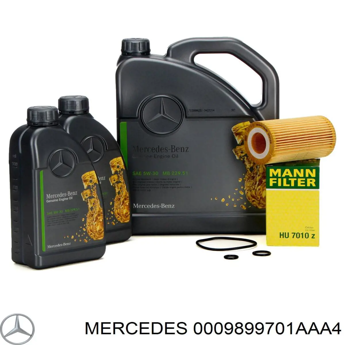 Mercedes PKW Motorenol 5W-30 Синтетическое 5 L (0009899701AAA4)