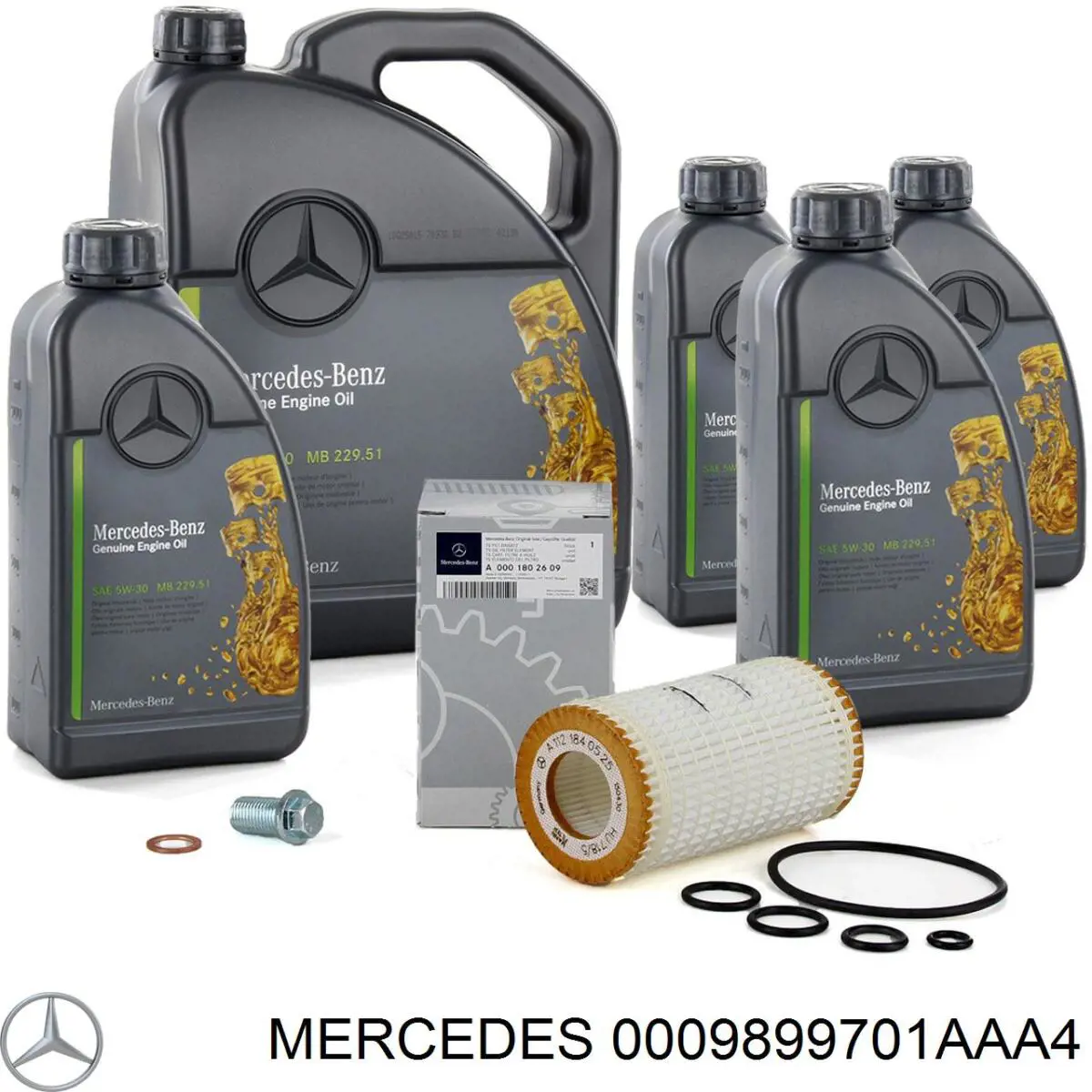 Comprar 0009899701AAA4 Mercedes Aceite de motor