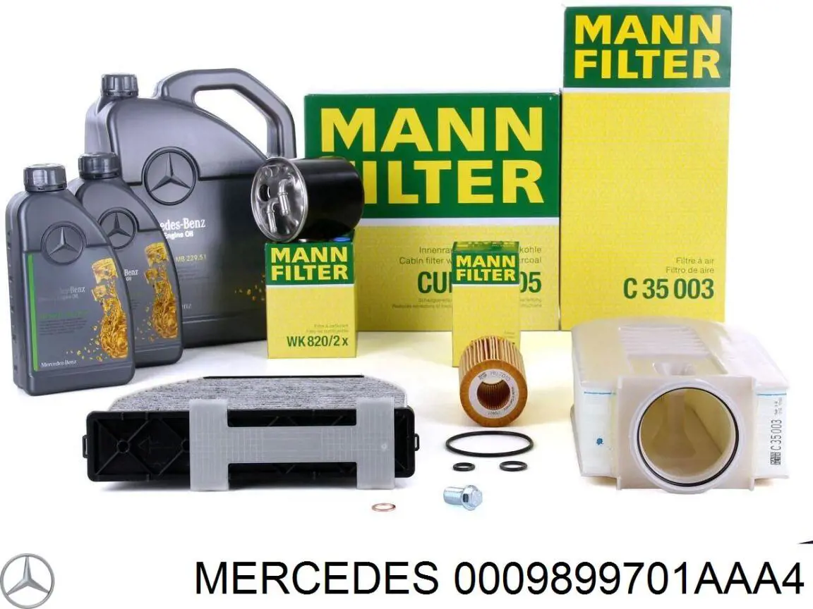 0009899701AAA4 Mercedes Aceite