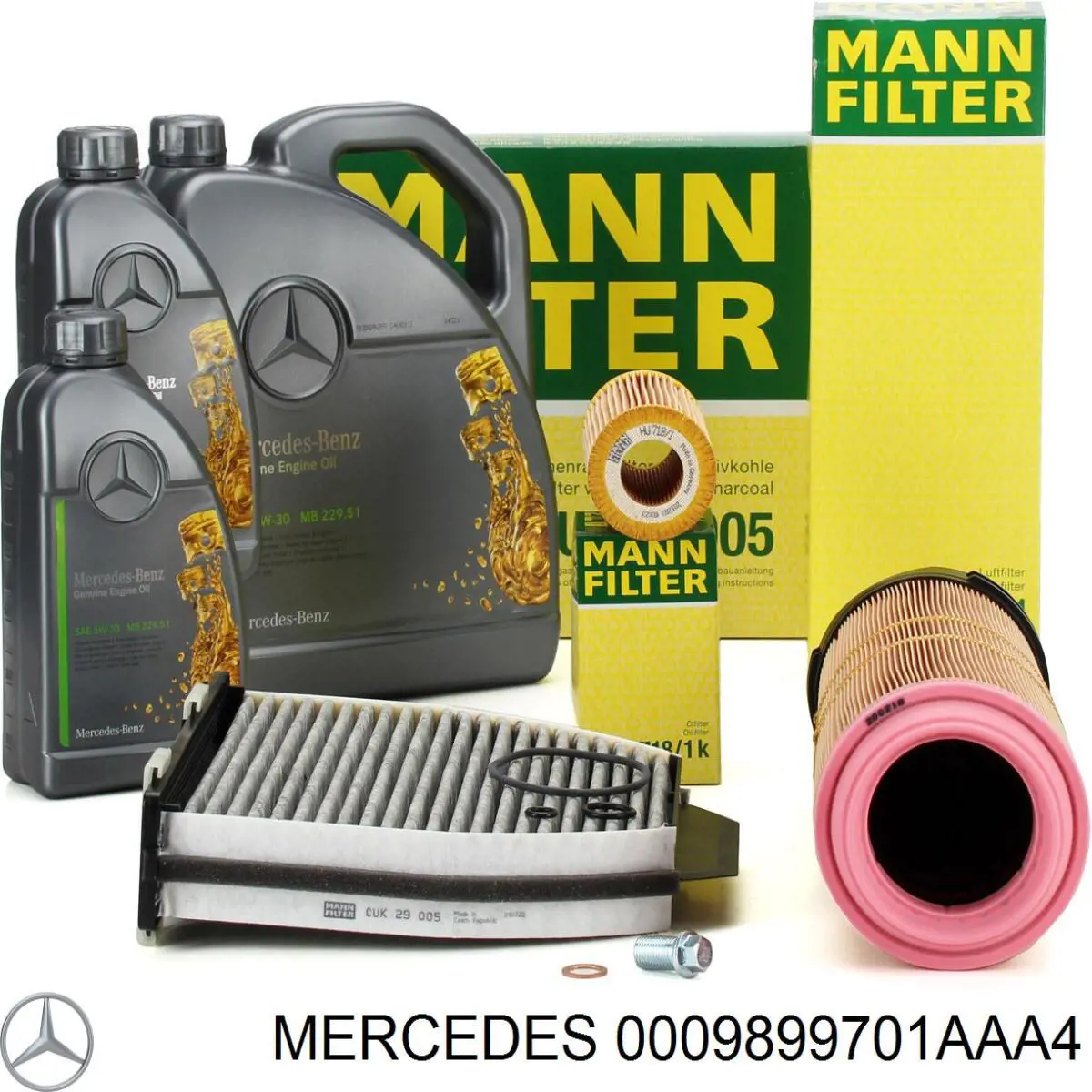 Aceite motor Mercedes 0009899701AAA4 precio, desde 44,53 EUR