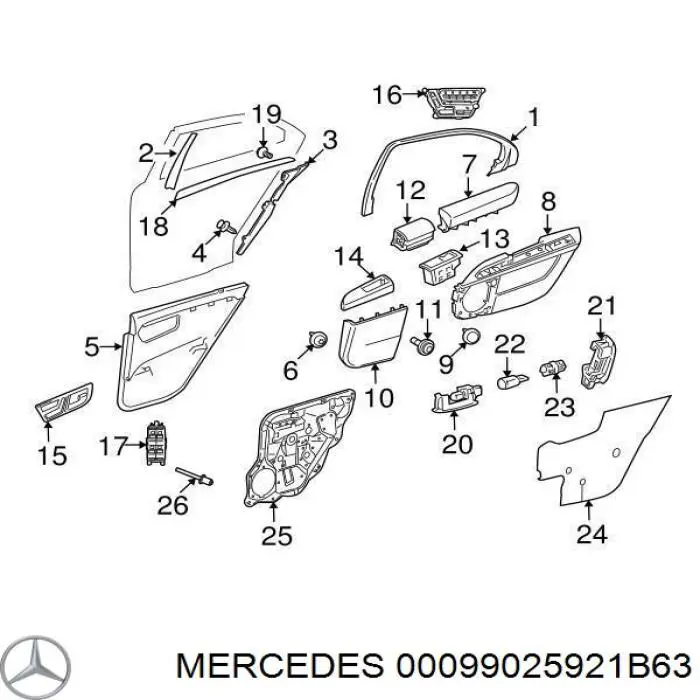 00099025921B63 Mercedes