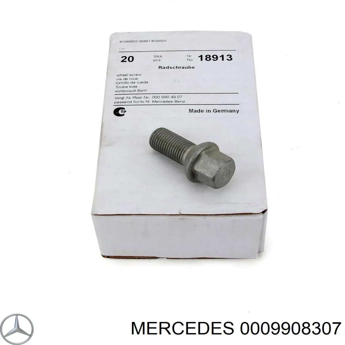 Comprar 0009908307 Mercedes Tornillos de rueda