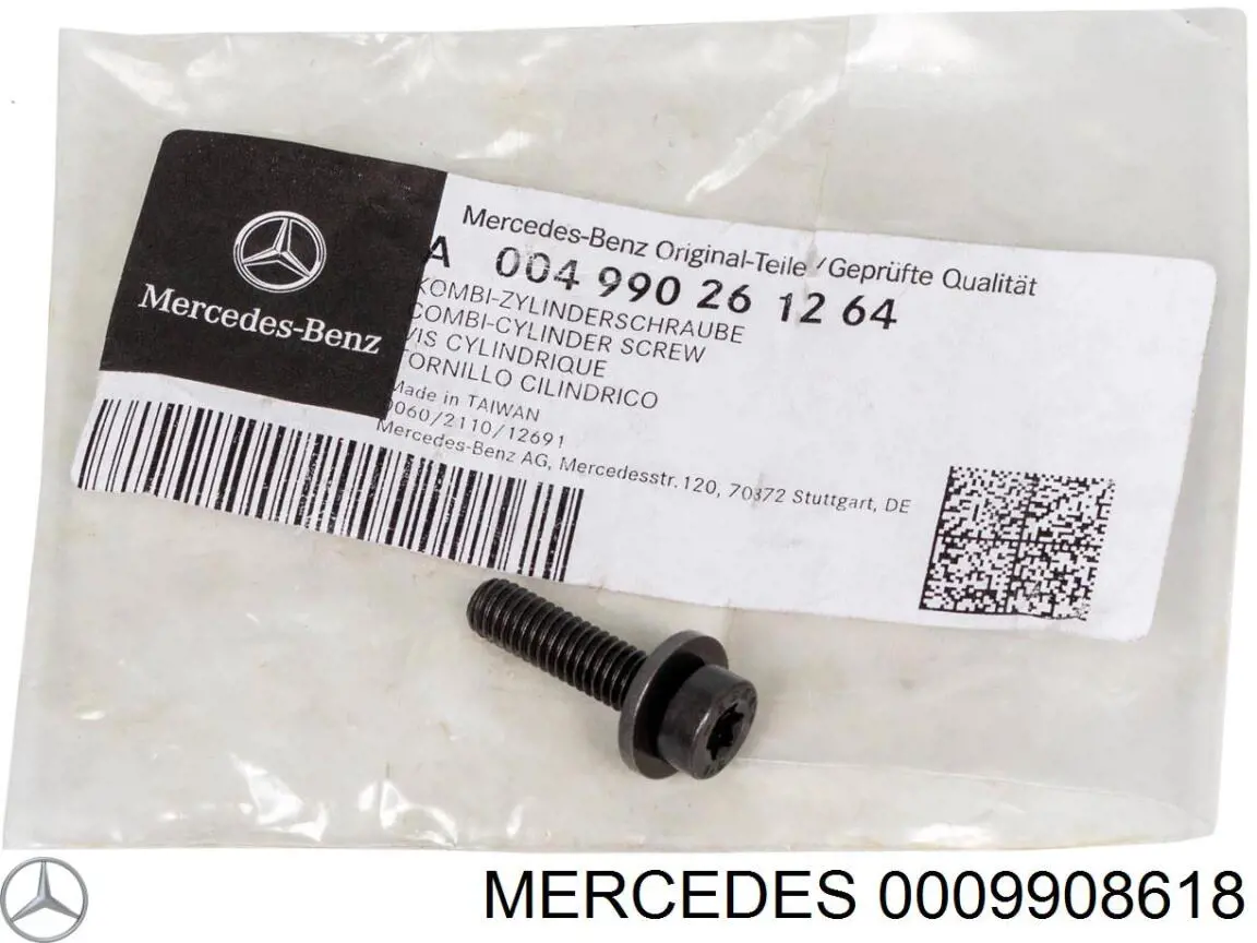 0009908618 Mercedes perno de la cama del árbol de levas