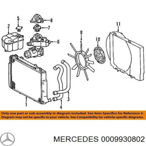 Comprar A0009930802 Mercedes Muelle del perno de fijación del colector