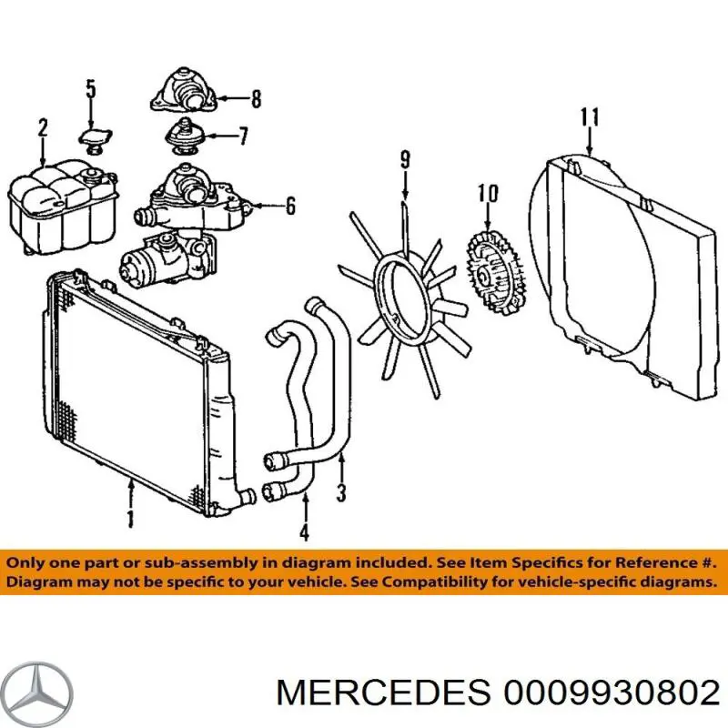 Muelle del perno de fijación del colector Mercedes A0009930802 precio, desde 4,87 EUR