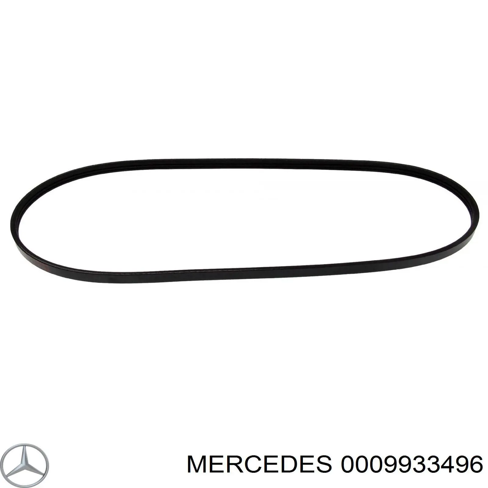 0009933496 Mercedes correa trapezoidal