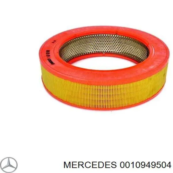 0010949504 Mercedes filtro de aire