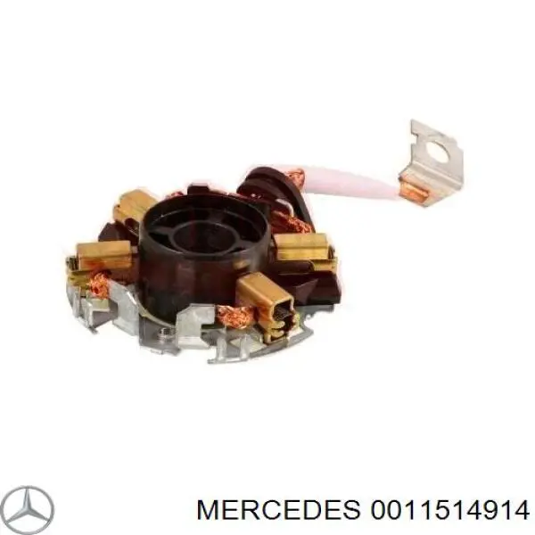 0011514914 Mercedes soporte, escobillas de carbón, motor de arranque