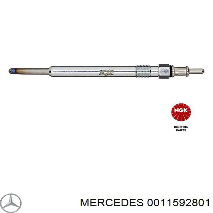 0011592801 Mercedes bujía de precalentamiento