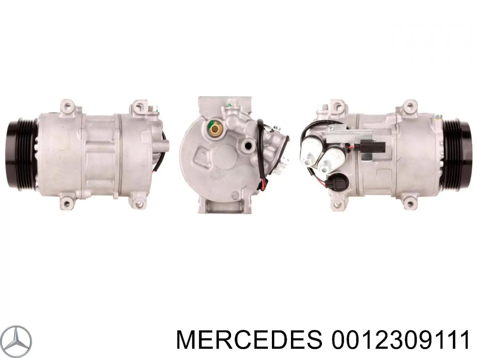 0012309111 Mercedes compresor de aire acondicionado