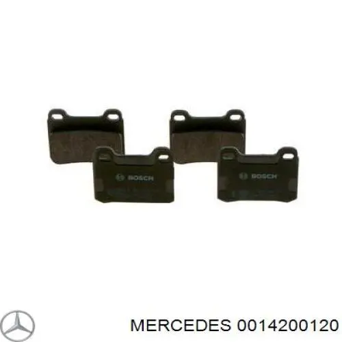 Pastillas traseras de freno Mercedes 0014200120 precio, desde 15,17 EUR