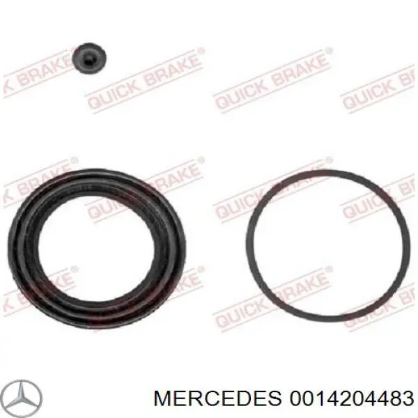 0014204483 Mercedes pinza de freno delantera derecha