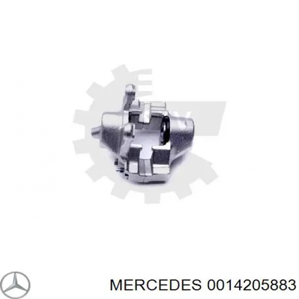 0014205883 Mercedes pinza de freno trasero derecho