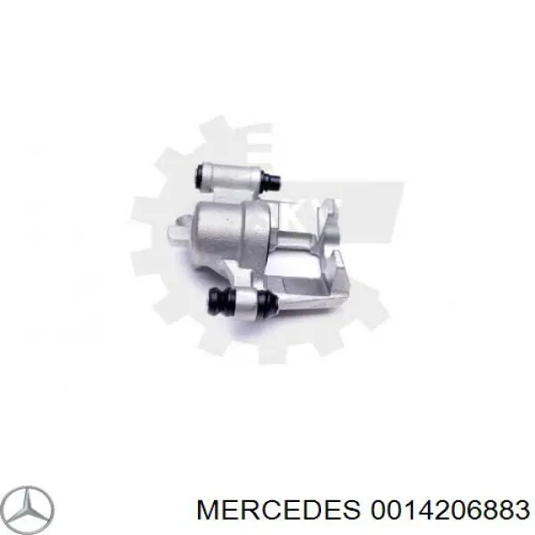 0014206883 Mercedes pinza de freno trasero derecho