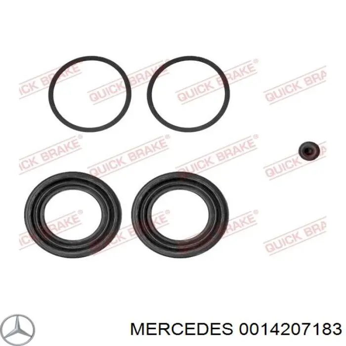 A001420718364 Mercedes pinza de freno delantera izquierda