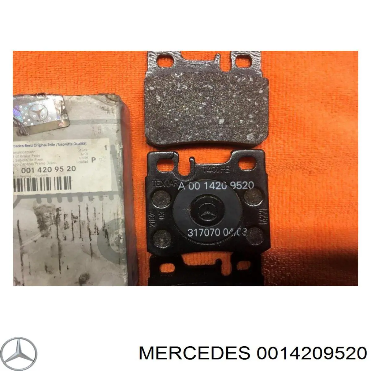 Comprar 0014209520 Mercedes Pastillas de freno traseras