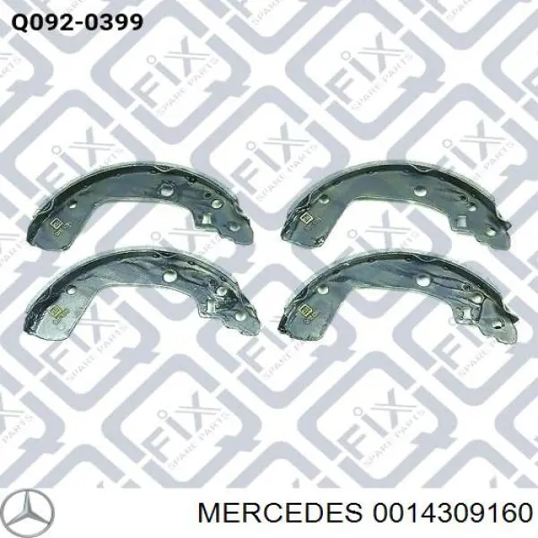 0014309160 Mercedes juego de reparación, cilindro de freno principal