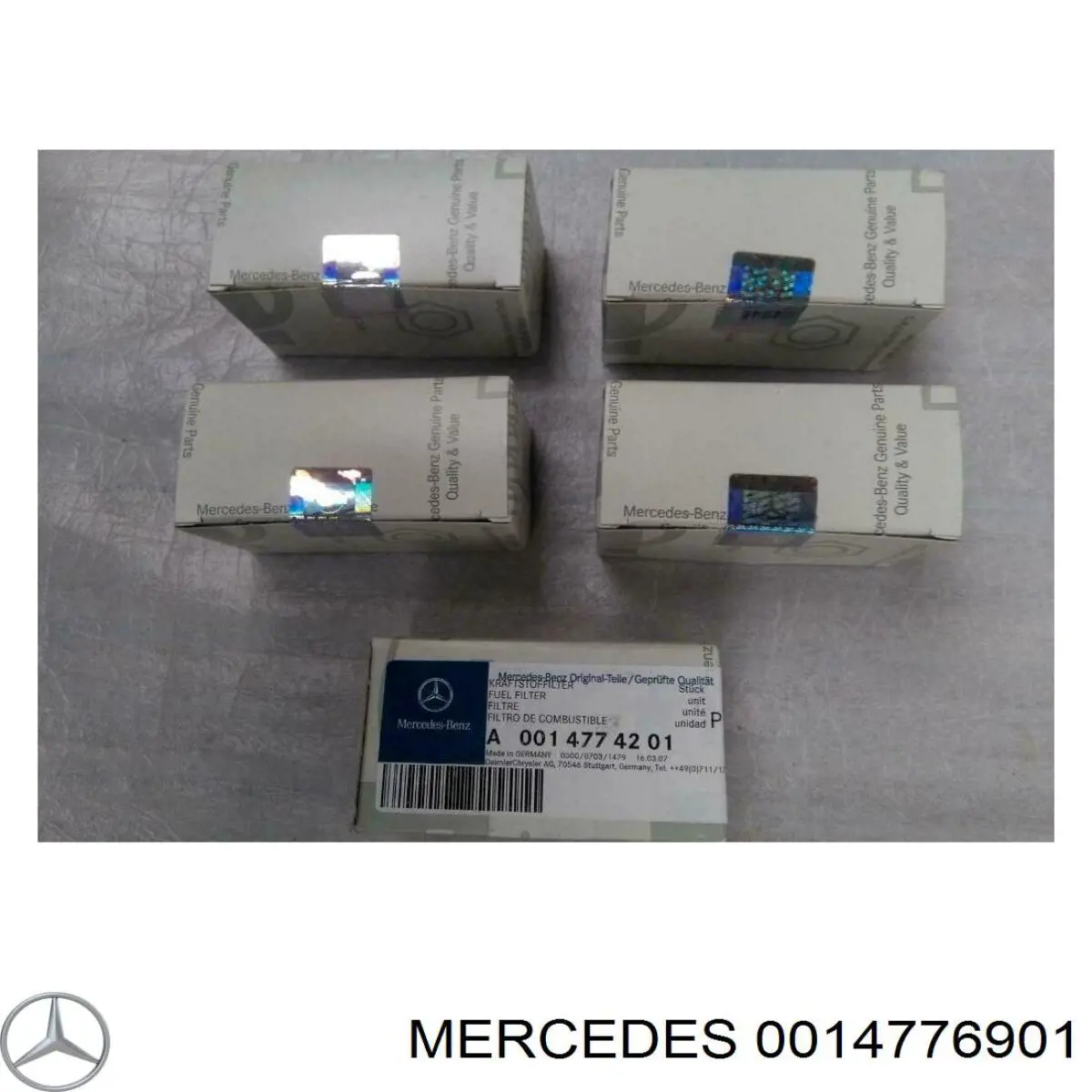 0014776901 Mercedes filtro de combustible