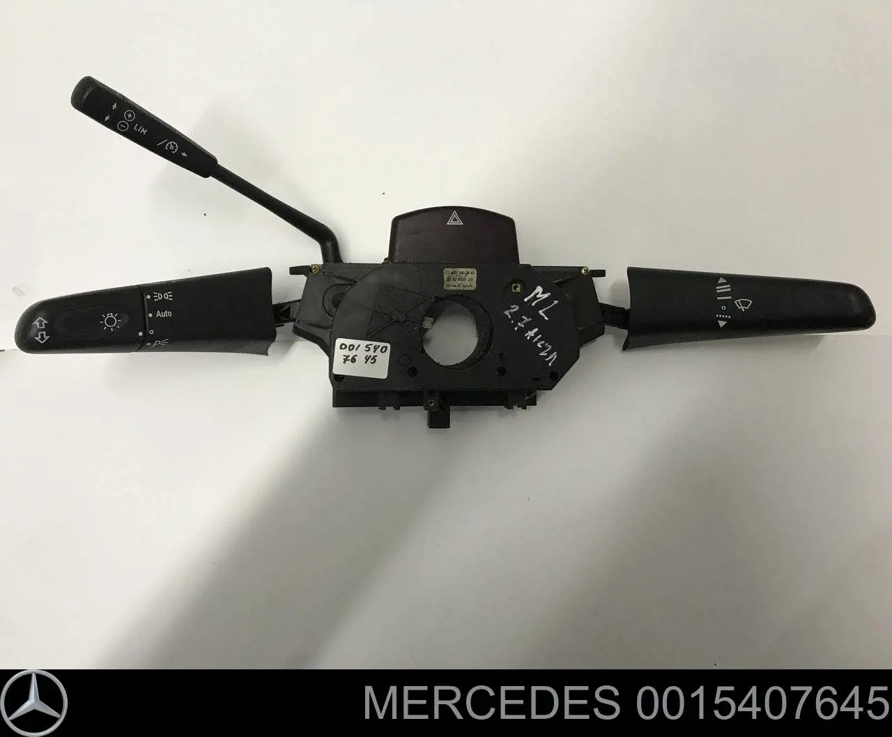 Interruptor de la columna de dirección completo Mercedes 0015407645 precio, desde 97,28 EUR