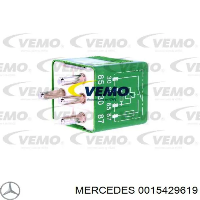 Comprar 0015429619 Mercedes Relé de bomba eléctrica de combustible