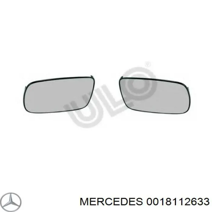 Cristal de espejo retrovisor Mercedes 0018112633 precio, desde 16,90 EUR